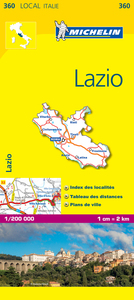 Carte Départementale Lazio