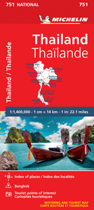 Carte Nationale Thaïlande / Thailand