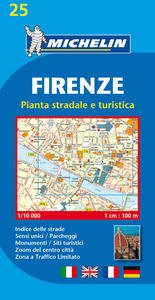 FIRENZE - PIANTO STRADALE E TURISTICA