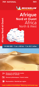 Carte Nationale Afrique Nord et Ouest / Africa North & West