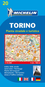 PIANTA TORINO STRADALE E TURISTICA