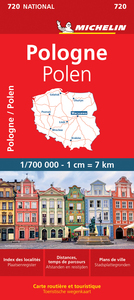 CARTE NATIONALE POLOGNE / POLEN