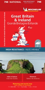 Carte Nationale Great Britain & Ireland / Grande Bretagne, Irlande (High resistance / Indéchirable)