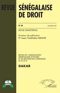 REVUE SENEGALAISE DE DROIT N  40 JANVIER 2025