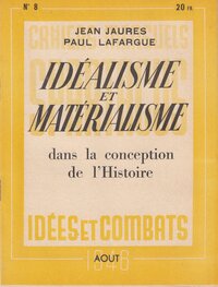 IDEALISME ET MATERIALISME