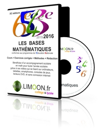 LES BASES MATHÉMATIQUES AU COLLÈGE (anciens programmes)  - CRPE 2017