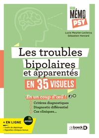 MON MEMO PSY - LES TROUBLES BIPOLAIRES ET APPARENTES EN 30 VISUELS - CRITERES DIAGNOSTIQUES, DIAGNOS