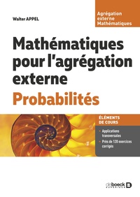 MATHEMATIQUES POUR LAGREGATION EXTERNE. PROBABILITES