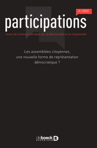 PARTI n° 34 - Les assemblées citoyennes, une nouvelle forme de représentation  démocratique ?