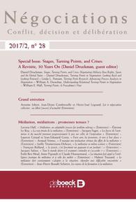 Négociations 2017/2 - 28 - Stages, Turning Points, and Crises: A revisite, 30 Years On / Médiation,