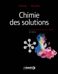 CHIMIE DES SOLUTIONS