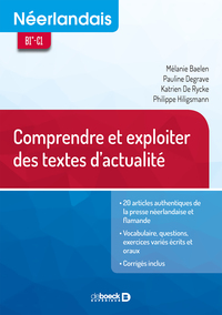 Néerlandais B1*-C1 : Comprendre et exploiter des textes d’actualité