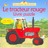 TRACTEUR ROUGE LIVRE PUZZLE