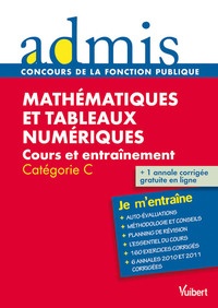 Mathématiques et tableaux numériques - Cours et entraînement - Catégorie C - Entraînement