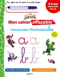 DISNEY - SPIDEY ET SES AMIS EXTRAORDINAIRES  - MON CAHIER EFFACABLE - J'ECRIS LES MINUSCULES