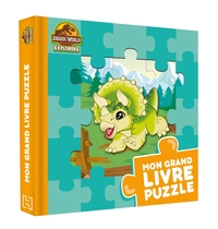 JURASSIC WORLD EXPLORERS - MON GRAND LIVRE PUZZLE