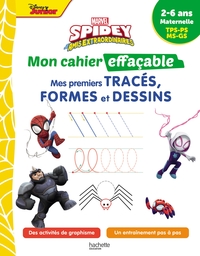 Disney - Spidey et ses amis extraordinaires - Mon cahier effaçable - Mes premiers tracés