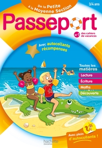 Passeport Maternelle - De la Petite à la Moyenne Section (3-4 ans) - Cahier de vacances 2025