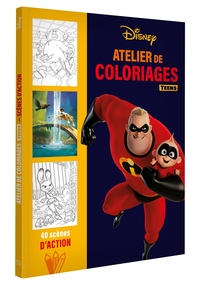 DISNEY TEENS - ATELIER DE COLORIAGES - SCENES D'ACTION