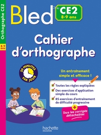 BLED CAHIER D'ORTHOGRAPHE CE2