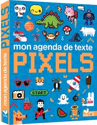 Agenda de texte pixels