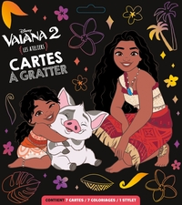 VAIANA 2 - POCHETTES CARTES A GRATTER - DISNEY PRINCESSES