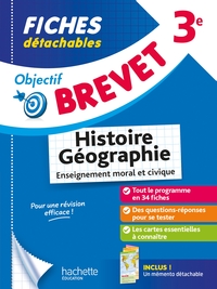 Objectif Brevet - Fiches Histoire-Géographie-EMC 3e