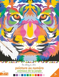 PEINTURE AU NUMERO - ANIMAUX DE LA JUNGLE