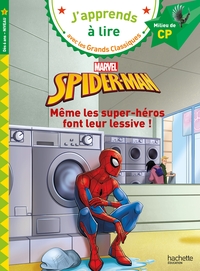 DISNEY - MARVEL - SPIDER-MAN - MEME LES SUPER-HEROS FONT LEUR LESSIVE, CP NIVEAU 2