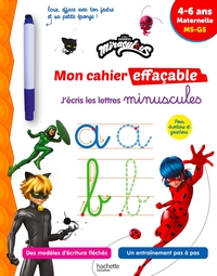 MIRACULOUS - MON CAHIER EFFACABLE - J'ECRIS LES LETTRES MINUSCULES