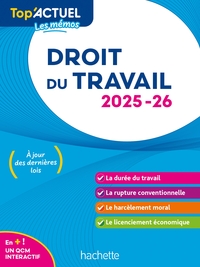 Top'Actuel Droit du travail  2025-2026