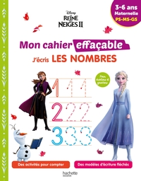 Disney - La Reine des Neiges 2 - Mon cahier effaçable - J'écris les nombres (3-6 ans)