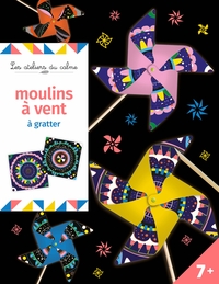 Moulins à vent à gratter - pochette avec accessoires