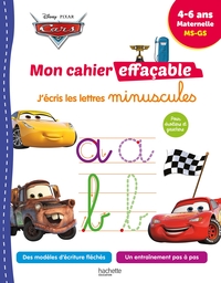 Disney - Cars - Mon cahier effaçable - J'écris les lettres minuscules (4-6 ans)