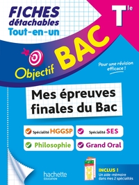 Objectif BAC Fiches Tout-en-un Tle Spé SES + spé HGGSP + Philo + Grand Oral