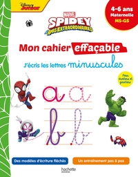 Disney - Spidey et ses amis extraordinaires  - Mon cahier effaçable - J'écris les minuscules