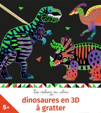 Dinosaures en 3D à gratter - mini boîte avec accessoires