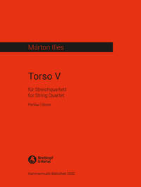 TORSO V FUR STREICHQUARTETT MUSIQUE D'ENSEMBLE