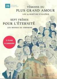 TEMOINS DU PLUS GRAND AMOUR ET SEPT FRERES POUR L'ETERNITE - DVD - LES 19 MARTYRS D'ALGERIE / LES MO