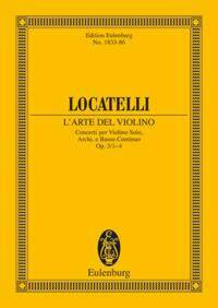 L'ARTE DEL VIOLINO OP. 3 VOL. 1 POCHE