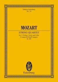STRINQ QUARTET D MAJOR KV 499 POCHE