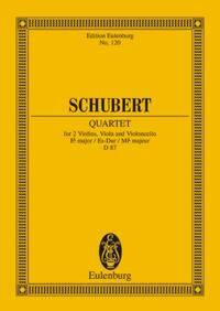 QUARTETTO MI B OP.125 N. 1 (D 87) POCHE