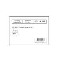 STREICHQUARTETTE NR. 1-6