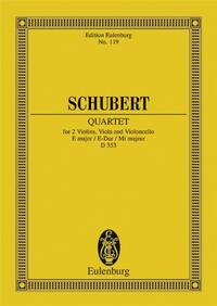 STRING QUARTET E MAJOR OP. 125/2 D 353 POCHE