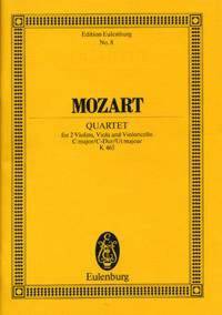 STRING QUARTET C MAJOR KV 465 POCHE