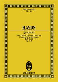 QUARTETTO OP. 76 N. 6 MI B (HOB III/80) POCHE