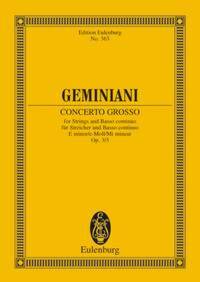 CONCERTO GROSSO OP. 3 N. 3 MI M. (HERNRIED) POCHE
