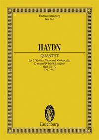 QUARTETTO OP. 71 N. 2 RE (HOB III/70) POCHE