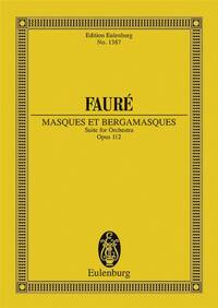 MASQUES ET BERGAMASQUES OP. 112 POCHE