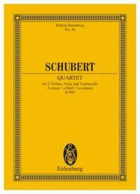 STREICHQUARTET A OP.29 D804 POCHE